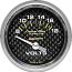 Carbon fibre VOLTMETER 52mm